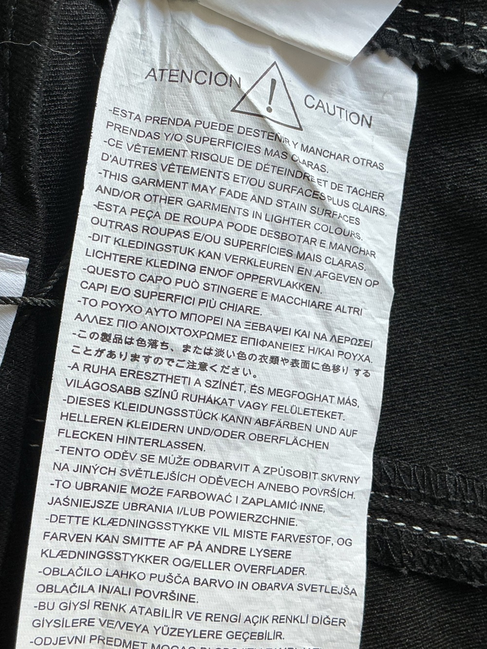 Zara Black Corset Crop Top with Contrast Stitching - Picture 14 of 15